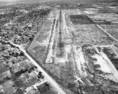 Kontum Airfield - Looking West